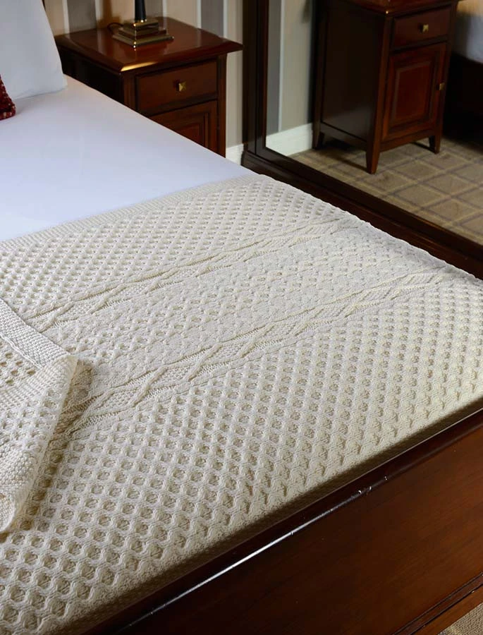 Cassidy Clan Aran Throw - Image 2