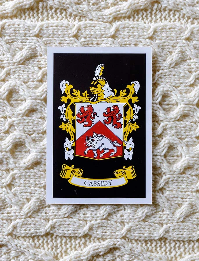 Cassidy Clan Aran Throw - Image 3