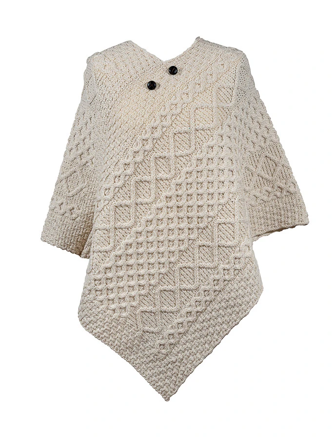 Coleman Clan Aran Poncho - Image 6