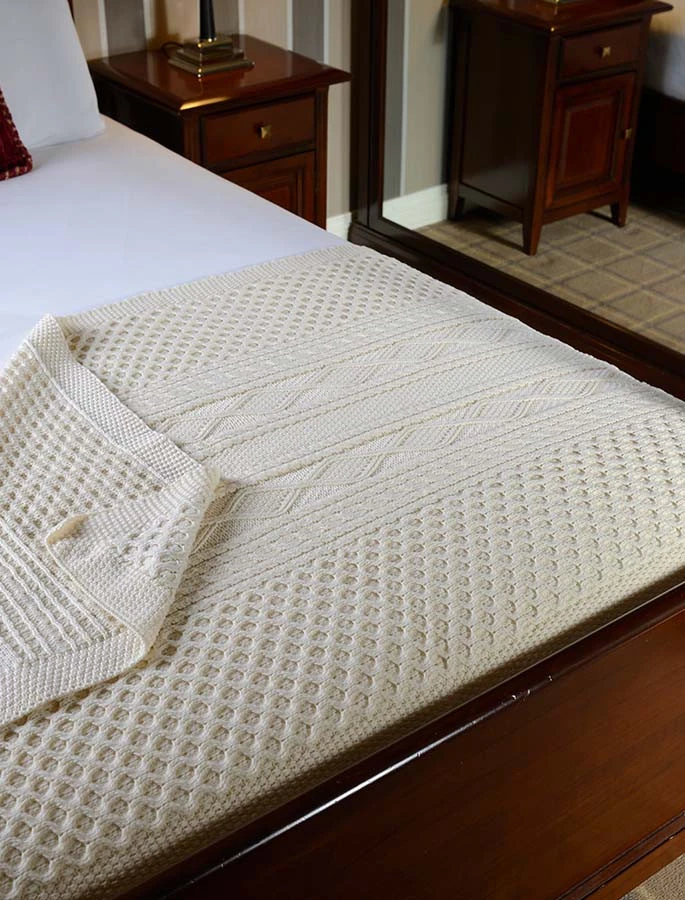 Coughlan Clan Aran Throw - Image 4