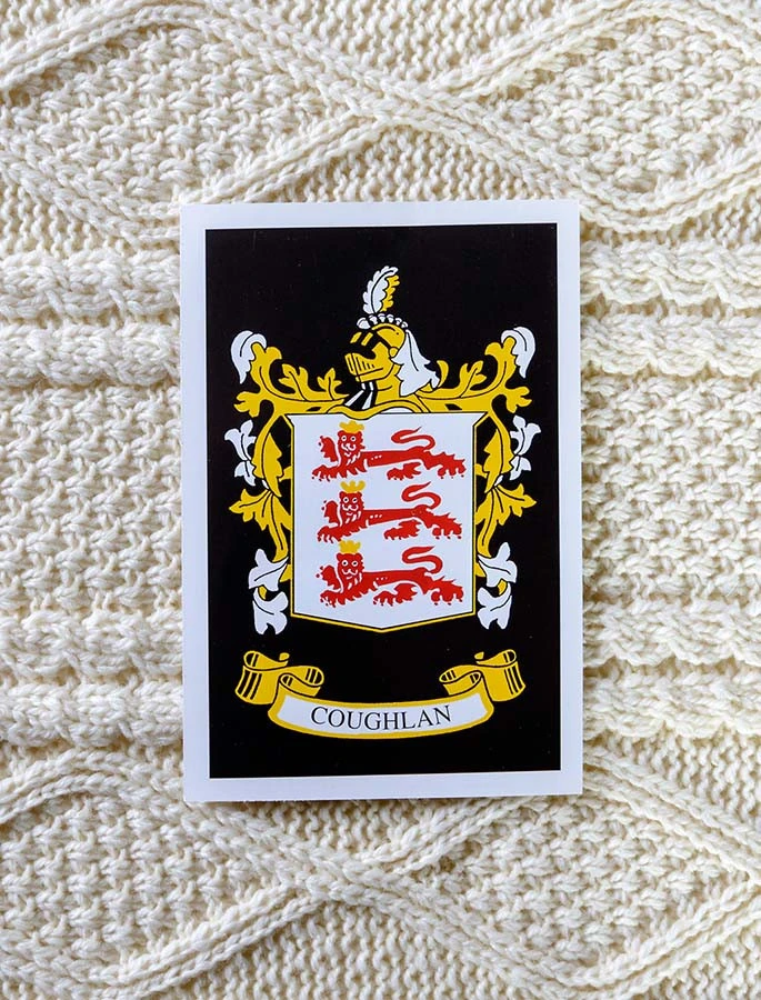 Coughlan Clan Aran Throw