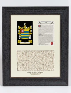 Cox Clan Aran & History Display