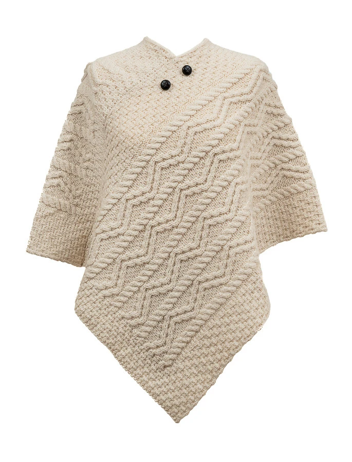 Curran Clan Aran Poncho