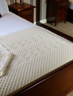 Curran Clan Aran Throw