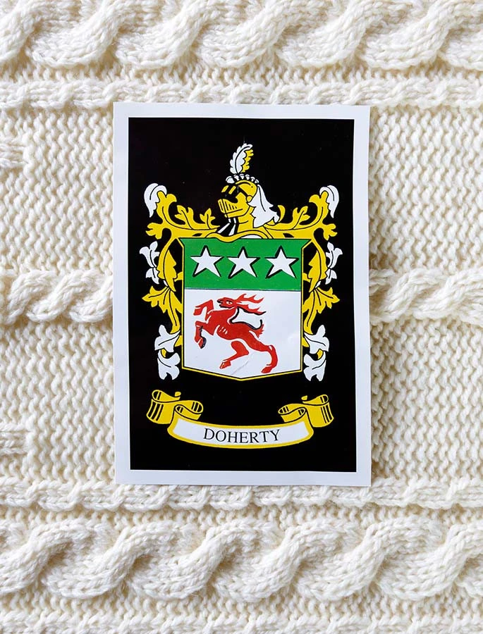 Doherty Clan Aran Throw - Image 3