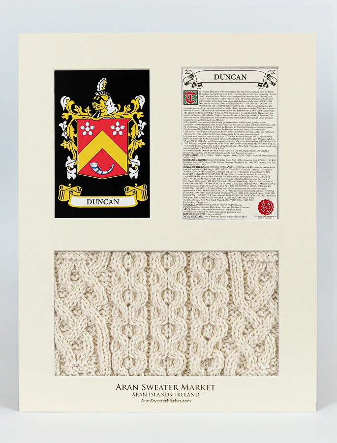 Duncan Clan Aran & History Display - Image 3