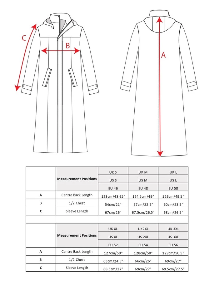 Emmet Waterproof Long Coat - Navy - Image 6