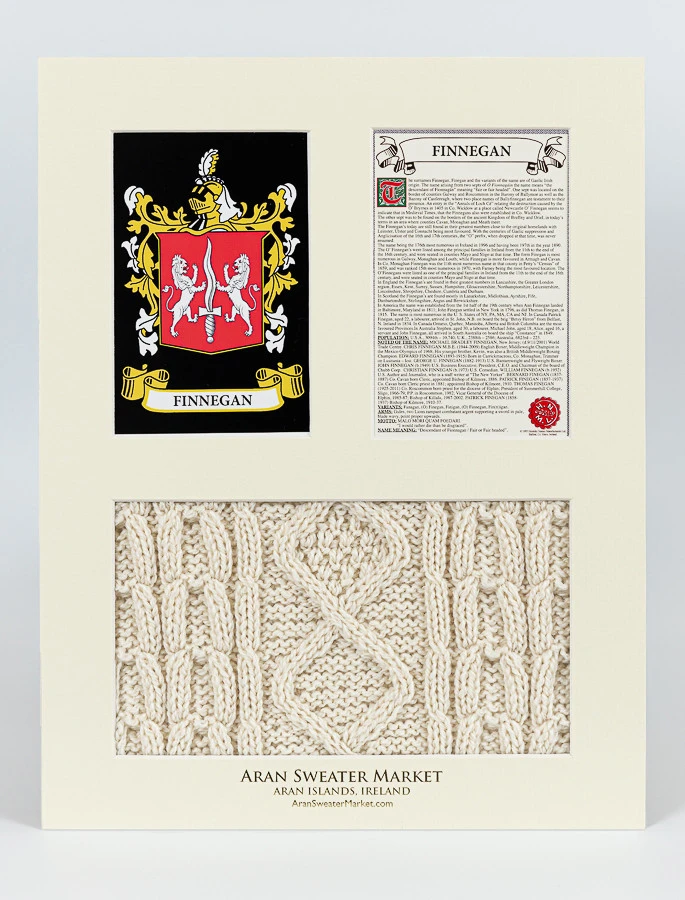 Finnegan Clan Aran & History Display - Image 3