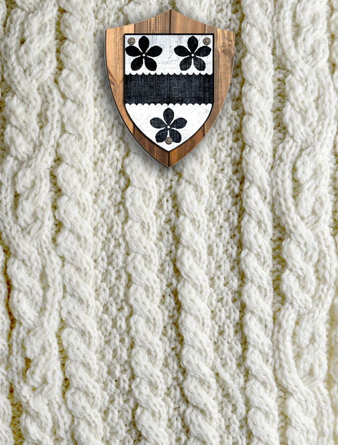 Foley Clan Aran Throw - Image 3