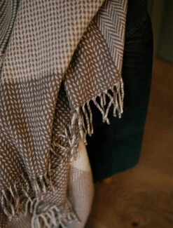 Wool And Cashmere Throw - Dún Briste