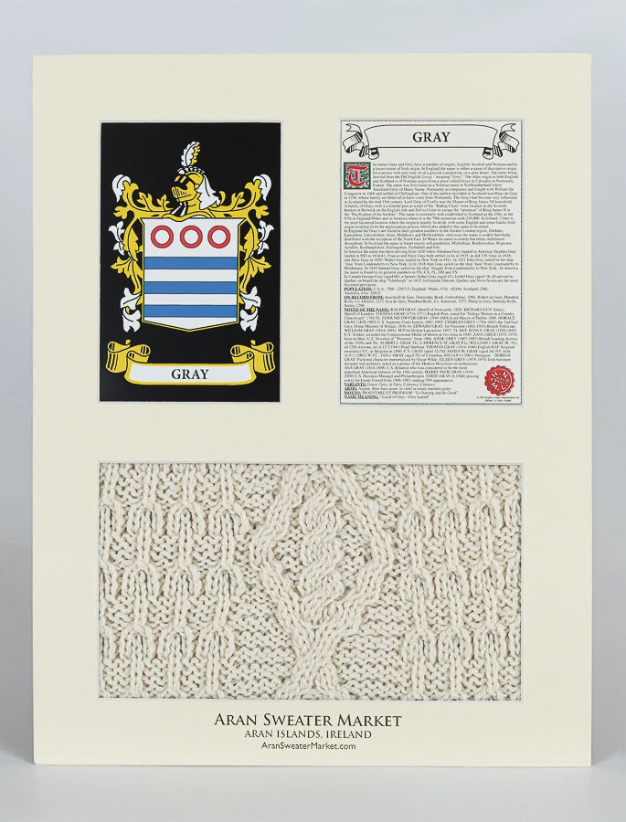 Gray Clan Aran & History Display - Image 2