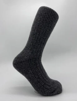Gents Irish Wool Socks - Dark Grey