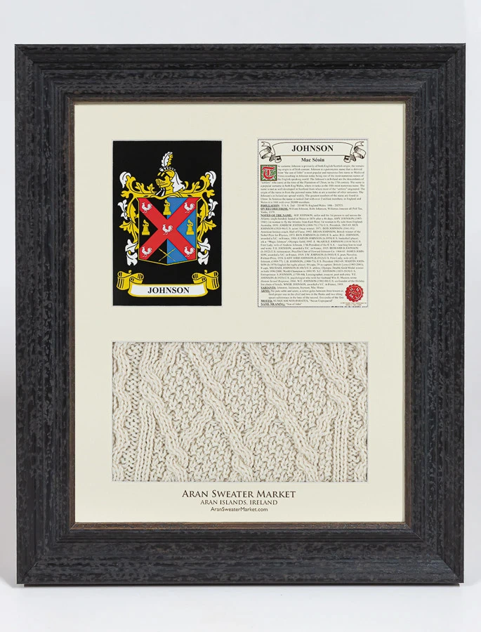 Johnson Clan Aran & History Display - Image 3