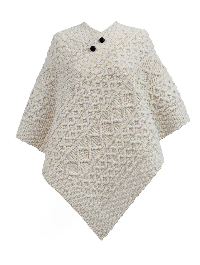 Jordan Clan Aran Poncho - Image 4