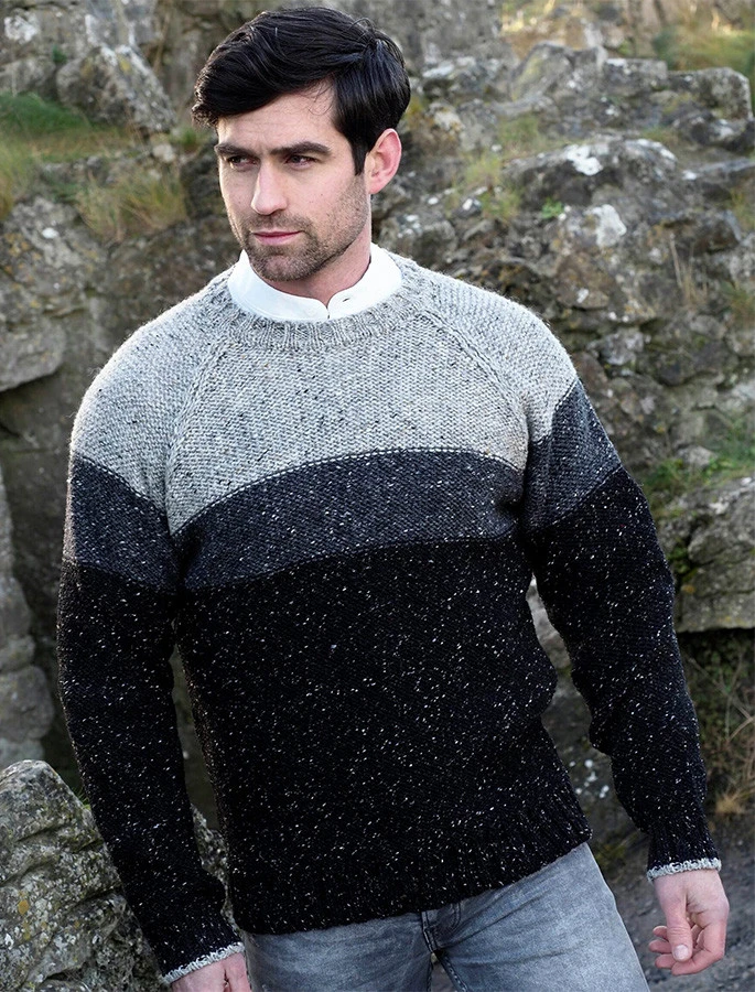 Donegal Three Tone Sweater - Image 2