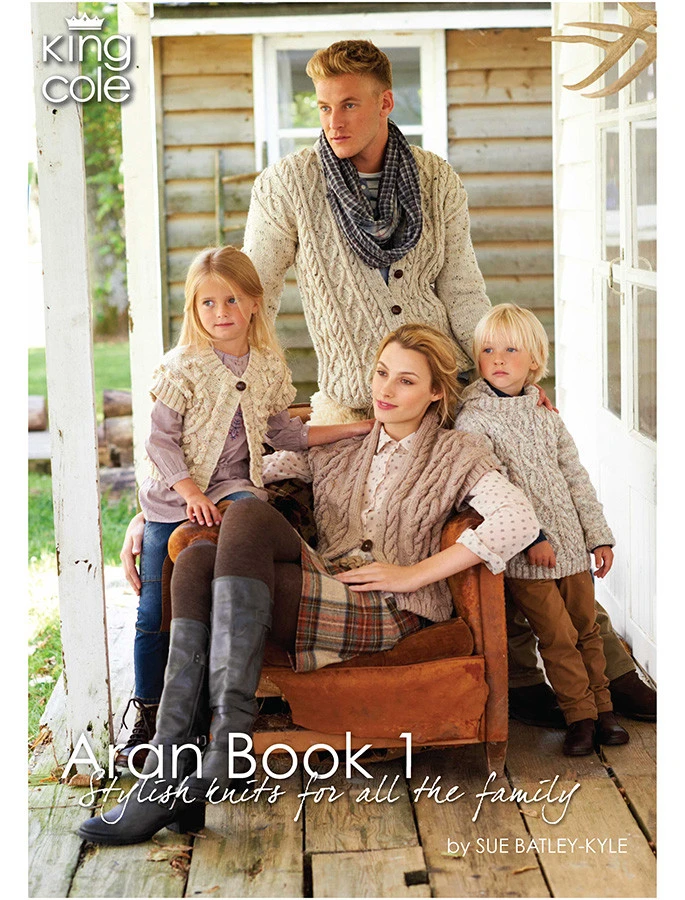 King Cole Aran Knitting Book 1 - Image 11