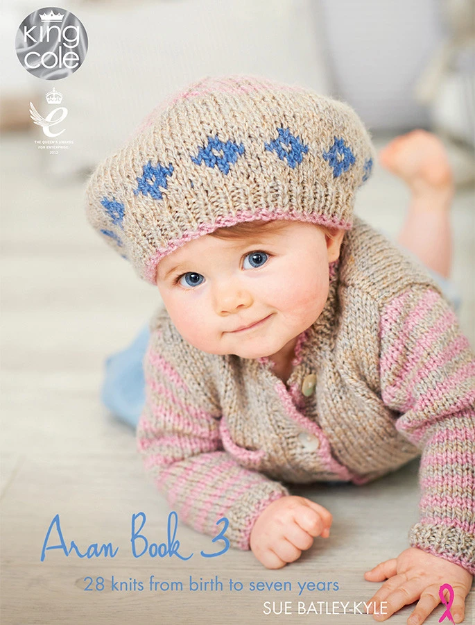 King Cole Aran Knitting Book 3 - Image 5