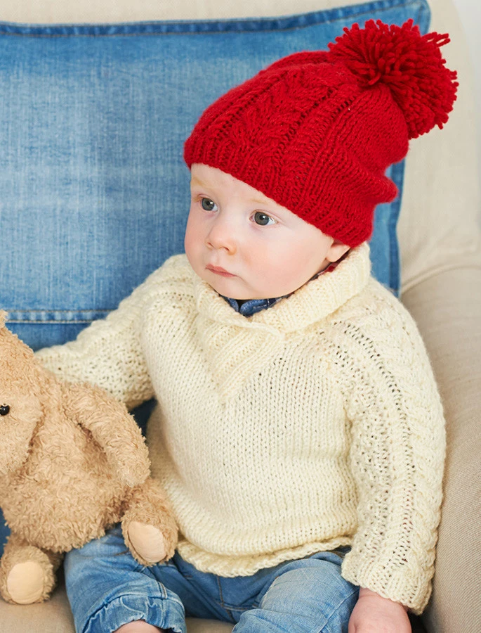 King Cole Aran Knitting Book 3 - Image 12