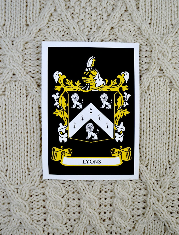Lyons Clan Aran Throw - Image 3