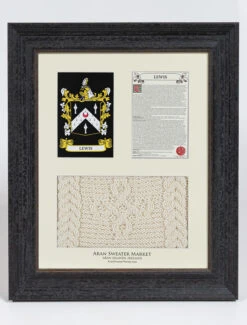 Lewis Clan Aran & History Display