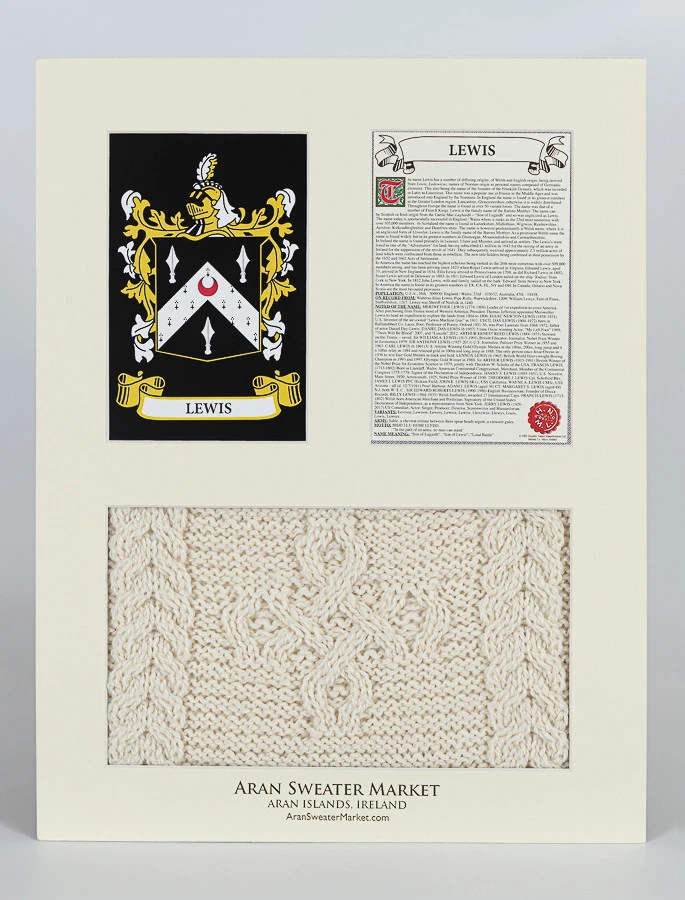 Lewis Clan Aran & History Display - Image 3