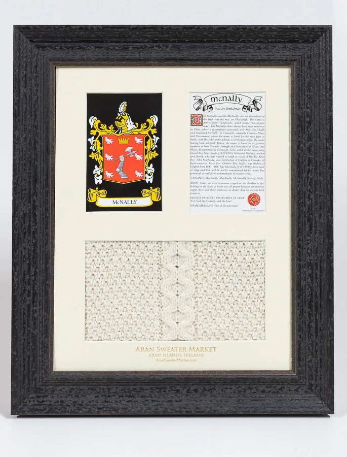 Mc Nally Clan Aran & History Display - Image 2