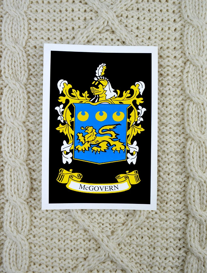 Mc Govern Clan Aran Throw - Image 4