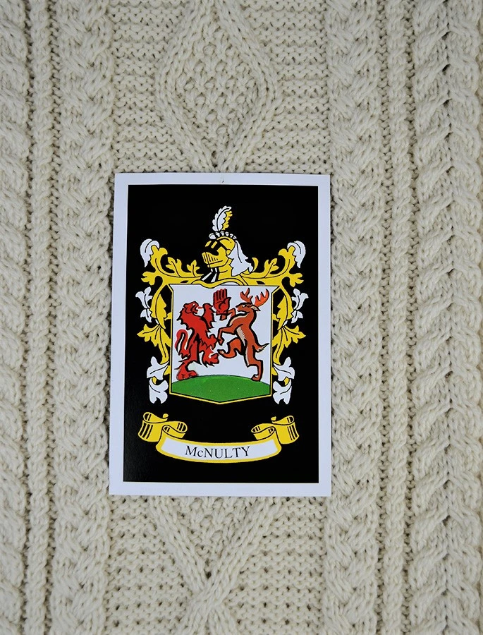 Mc Nulty Clan Aran Throw - Image 3