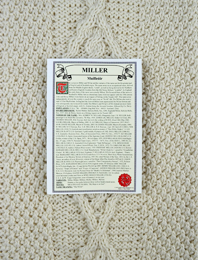 Miller Clan Aran Throw - Image 2