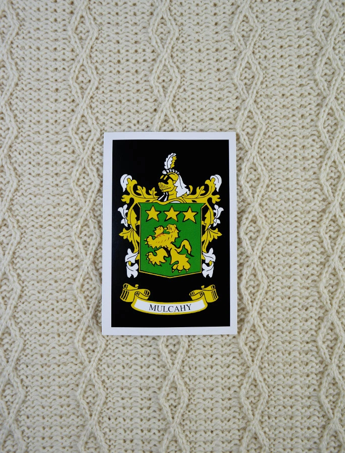 Mulcahy Clan Aran Throw - Image 3