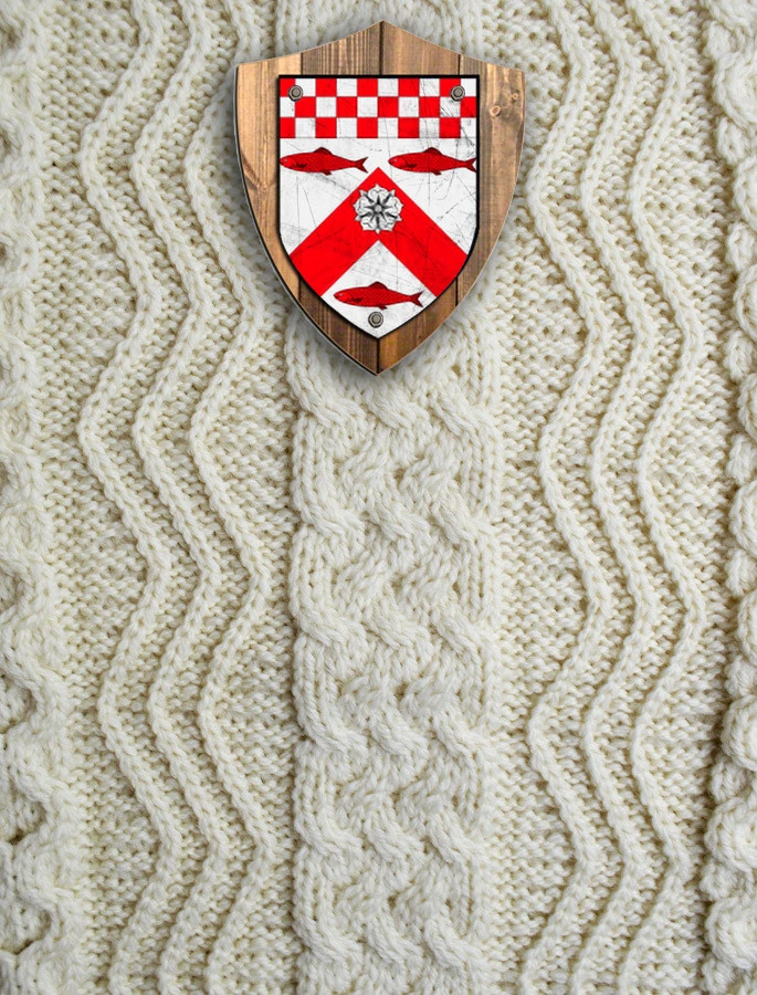 Mc Bride Clan Aran Throw - Image 3