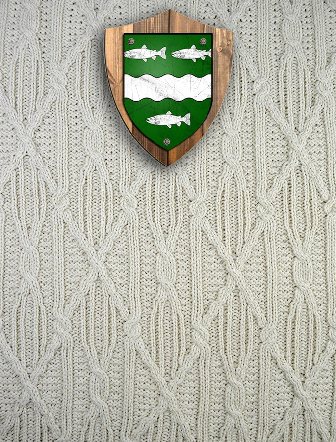 Mc Cabe Clan Aran Throw - Image 2