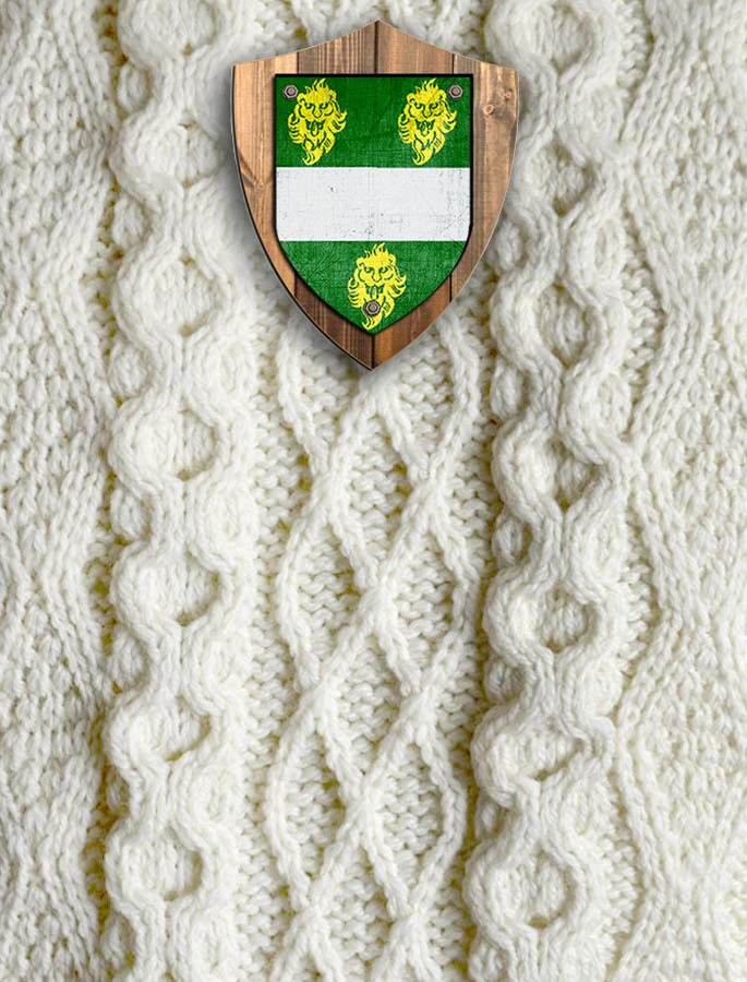 Mc Kenna Clan Aran Throw - Image 2