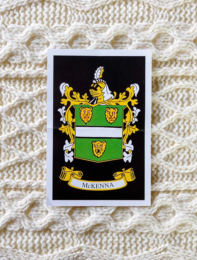 Mc Kenna Clan Aran Throw - Image 4