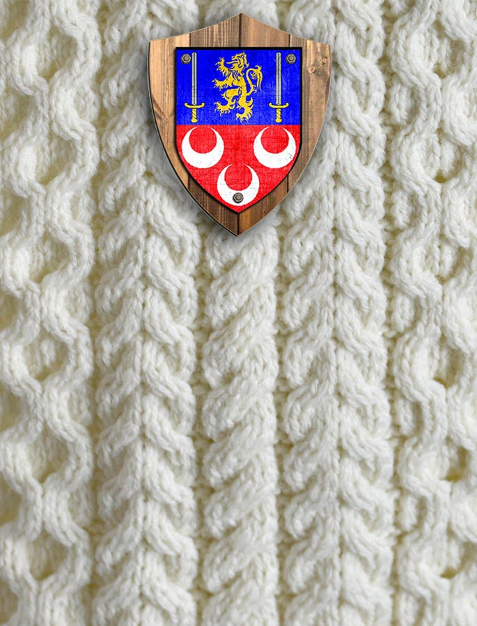 Mc Loughlin Clan Aran Throw - Image 4