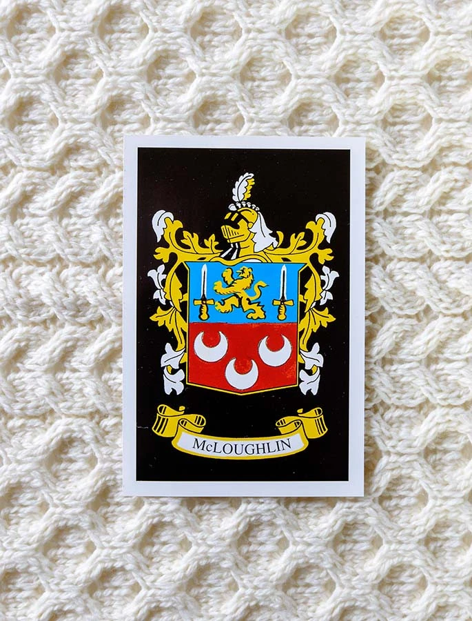 Mc Loughlin Clan Aran Throw - Image 3