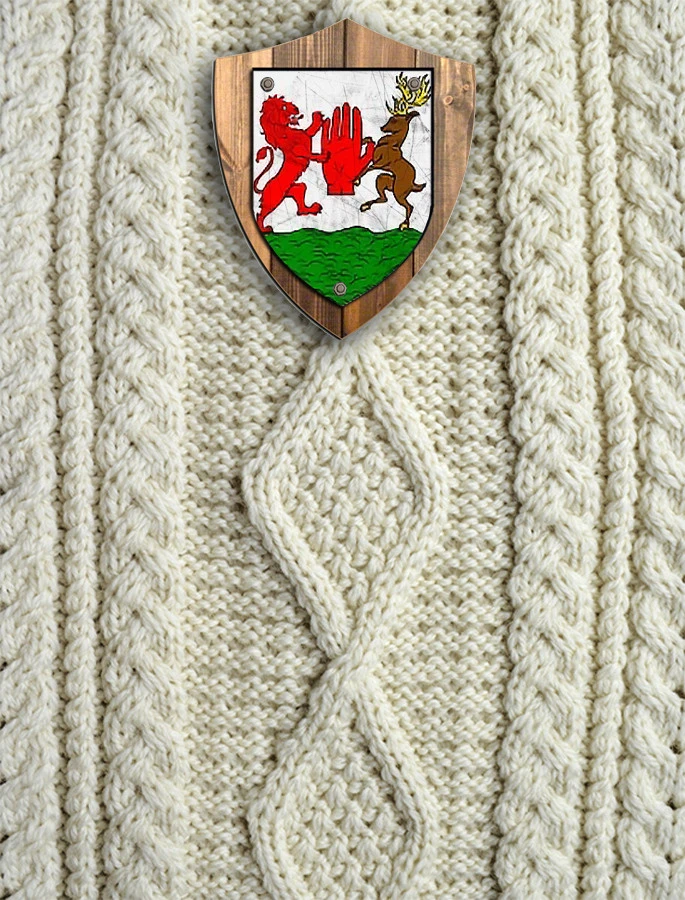 Mc Nulty Clan Aran Throw - Image 2