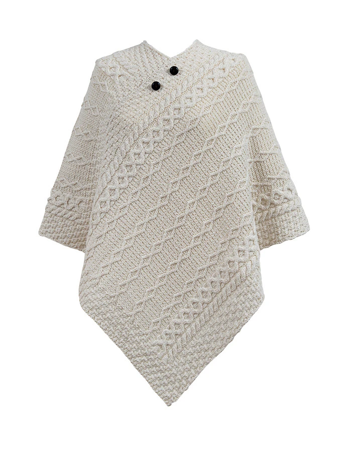 Mulcahy Clan Aran Poncho