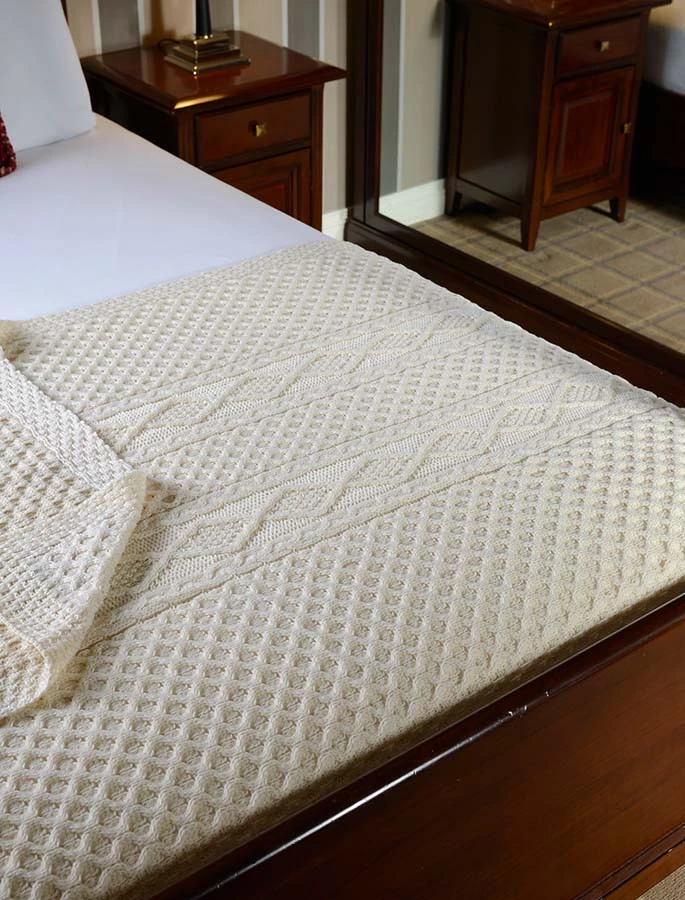 Murphy Clan Aran Throw - Image 4