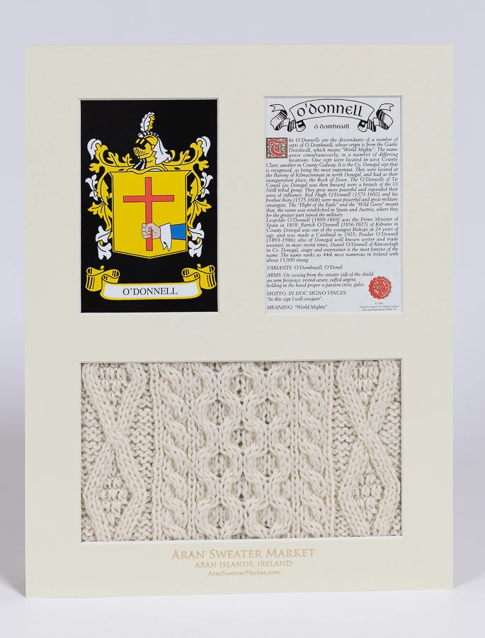 O'Donnell Clan Aran & History Display