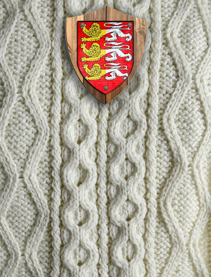 O'Brien Clan Aran Throw - Image 2