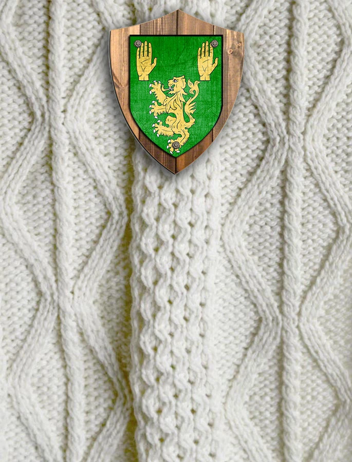 O'Keeffe Clan Aran Throw - Image 3