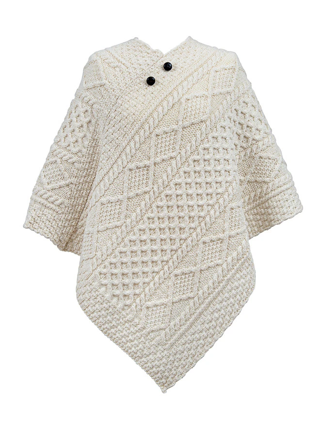 O'Meara Clan Aran Poncho - Image 4