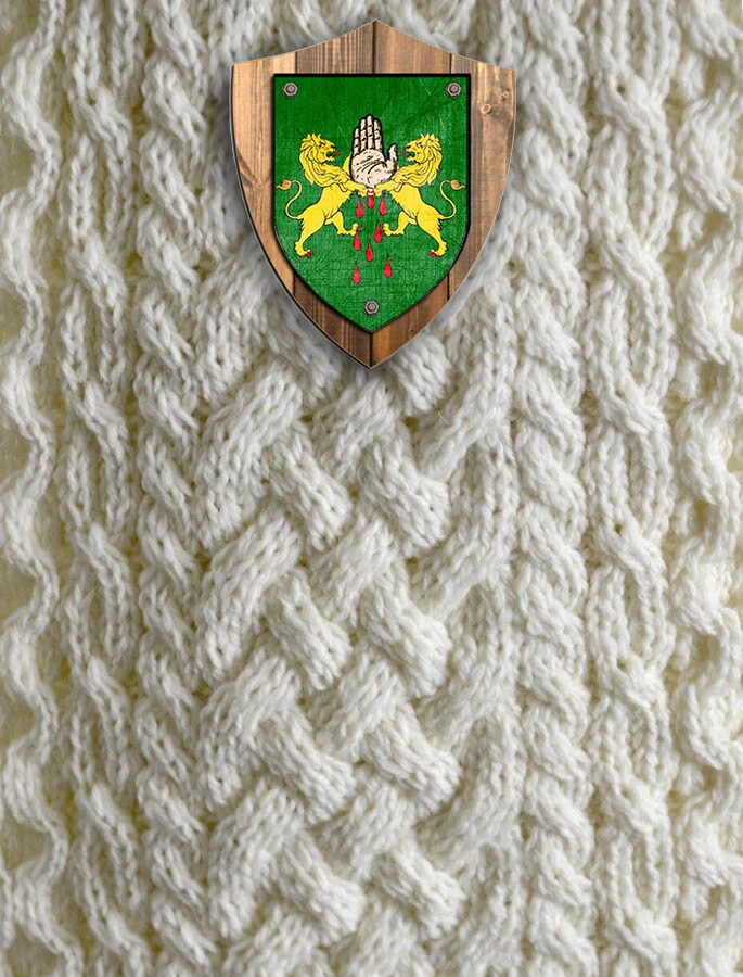 O'Reilly Clan Aran Throw - Image 4