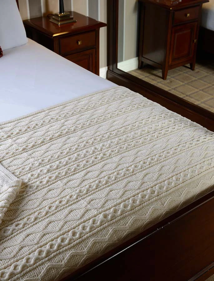 O'Brien Clan Aran Throw - Image 3