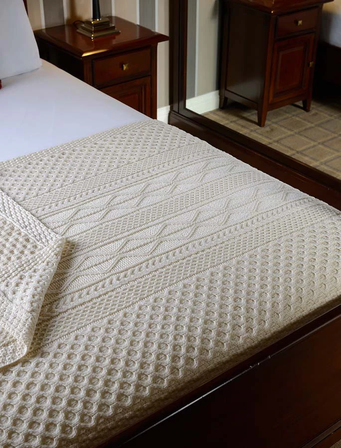 O'Keeffe Clan Aran Throw - Image 4