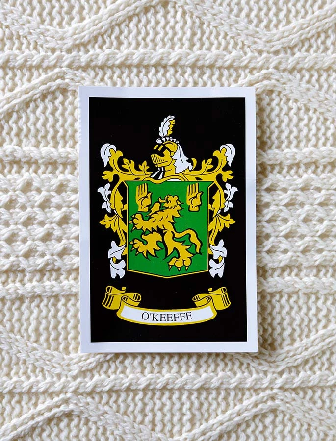 O'Keeffe Clan Aran Throw