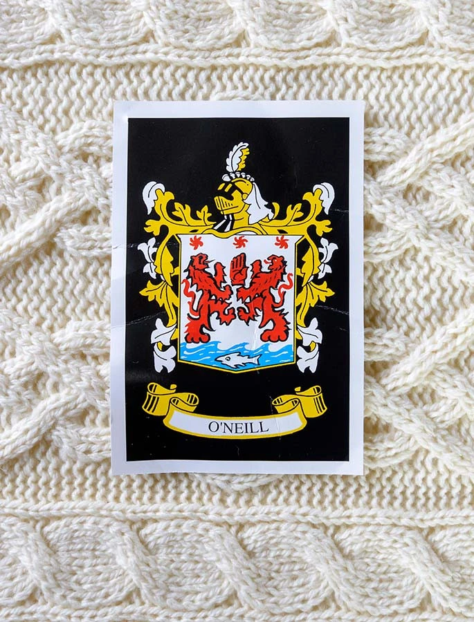O'Neill Clan Aran Throw - Image 3