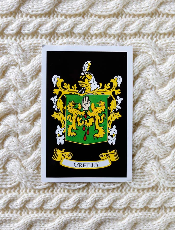 O'Reilly Clan Aran Throw