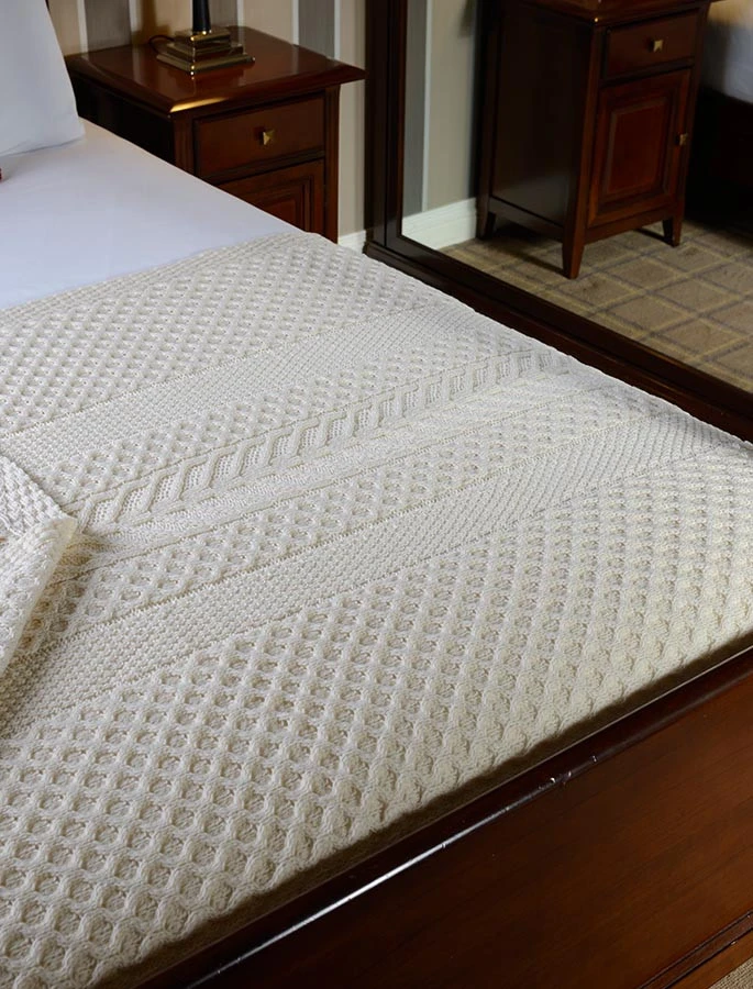 O'Rourke Clan Aran Throw - Image 3